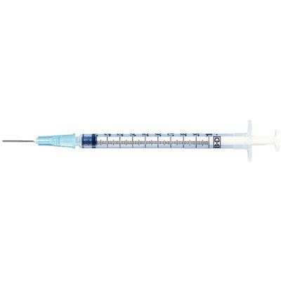 Syringe 1cc TB Tuberculin with Needle PrecisionGlide™ 1 mL 25 Gauge 5/8 Inch Detachable Needle Without Safety (100/BX 8BX/CS) by BD  ID 309626